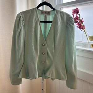 Vintage AJ Bari Peplum Top